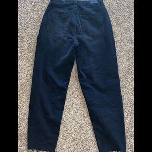 Black American Eagle Baggy High Rise Jeans Size 6